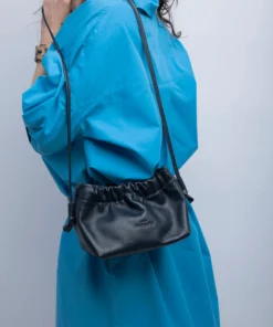 Alternative view of Leather bucket bag for women
