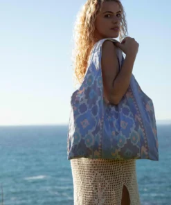 Alternative view of Marthe tote bag - vintage fabric